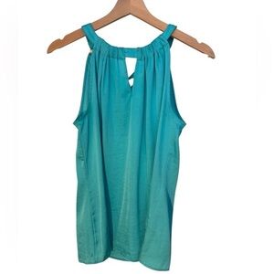 Outback Red Turquoise Pleated Top